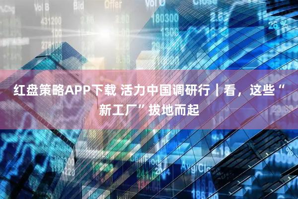 红盘策略APP下载 活力中国调研行｜看，这些“新工厂”拔地而起