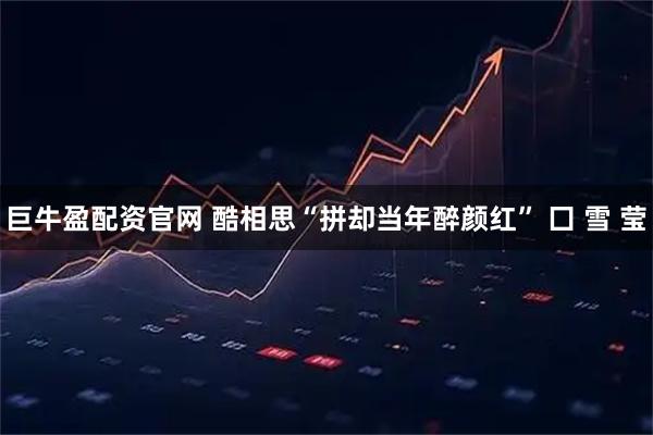 巨牛盈配资官网 酷相思“拼却当年醉颜红” 囗 雪 莹