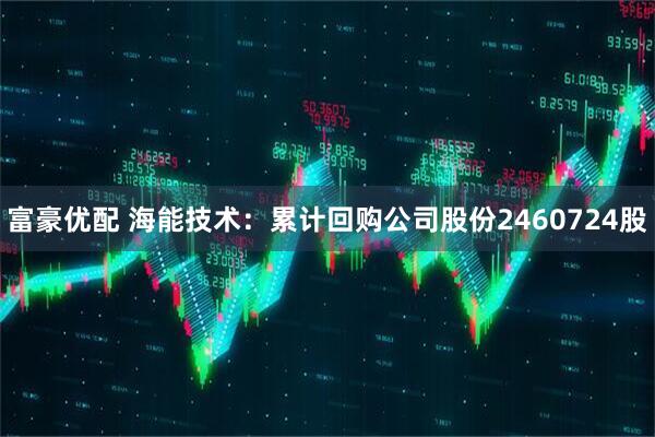 富豪优配 海能技术：累计回购公司股份2460724股